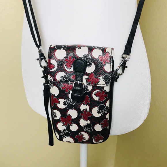 Disney Handbags - Disney Parks Minnie Cellphone crossbody bag